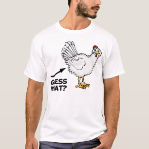 T-shirt Suposição que bumbum da galinha