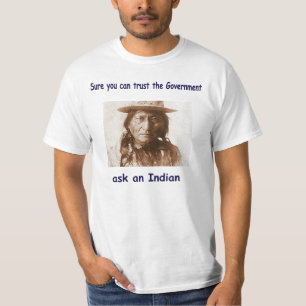 T-shirt sure você pode confiar que o governo pergunta a u