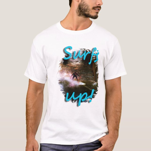 T-shirt Surf acima! (Frente)