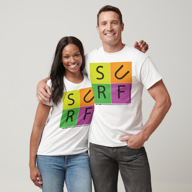 T-shirt Surf anos 80 (Unissex)