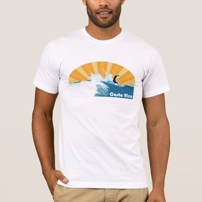 T-shirt Surf de Costa Rica (Frente)