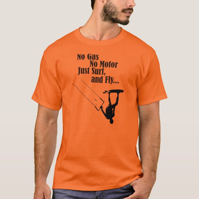 T-shirt Surf do papagaio (Frente)