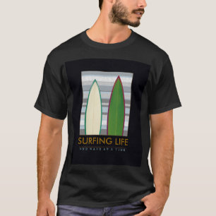 T-shirt surf . surfe . cultura da praia