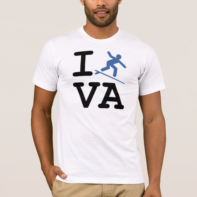 T-shirt Surf Virgínia (Frente)