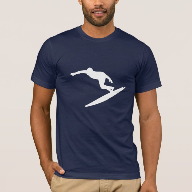 T-shirt surfando da onda (Frente)