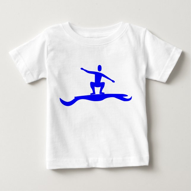 T-shirt Surfar - Azul (Frente)