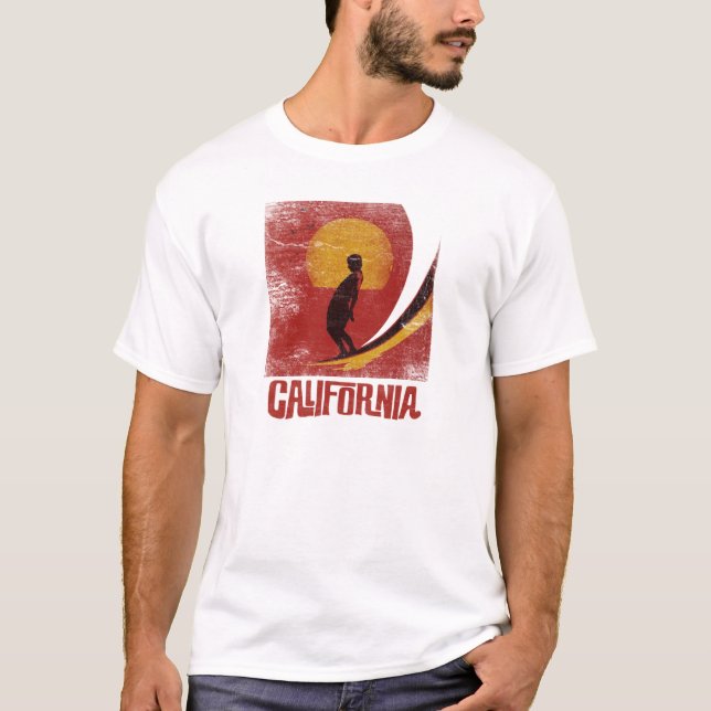 T-shirt Surfar de Califórnia (Frente)