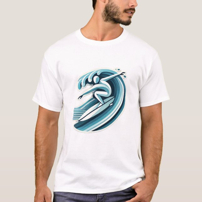 T-shirt surfatória (Frente)