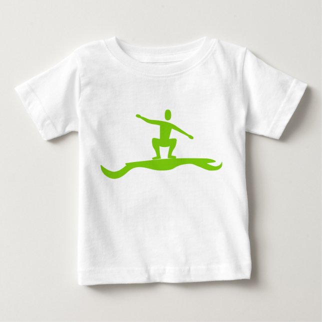 T-shirt Surfe - Verde marciano (Frente)