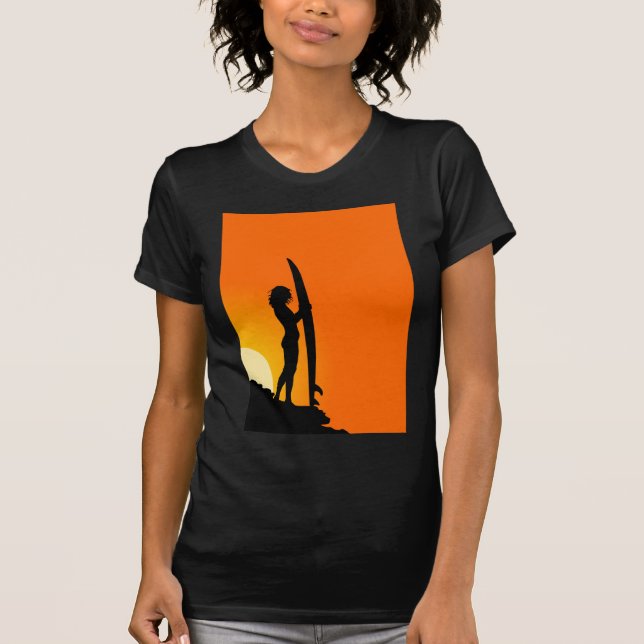 T-shirt Surfer Girl (Frente)