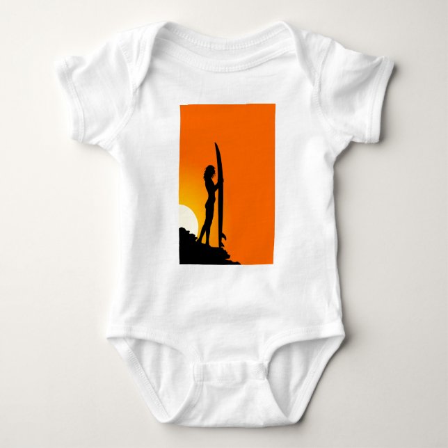 T-shirt Surfer Girl (Frente)