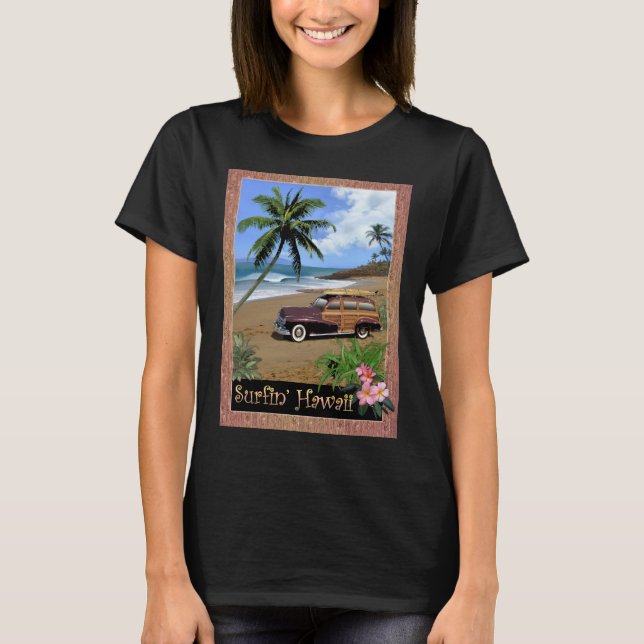 T-shirt Surfin' Hawaii (Frente)