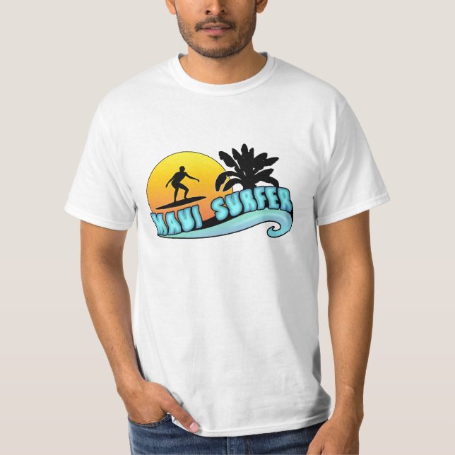 T-shirt Surfista de Maui (Frente)