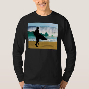 T-shirt Surfista deixando de funcionar o tubo