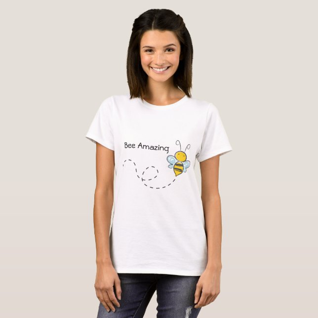 T-shirt Surpresa da abelha (Frente Completa)