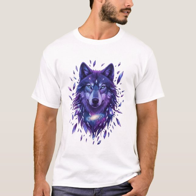 T-shirt Surreal Fox Design | Artistic Fantasy  (Frente)