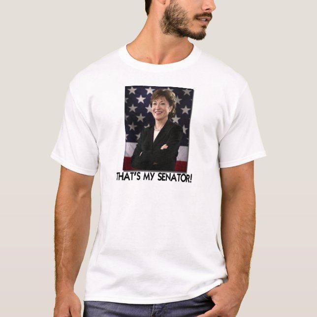 T-shirt Susan Collins, de que é meu senador! (Frente)