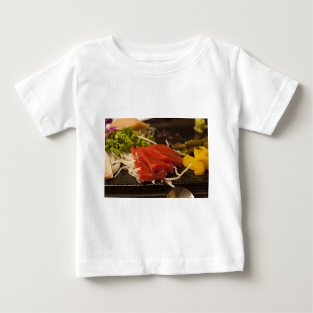 T-shirt Sushi Atum Atum Festa Hora Comida Peixe (Frente)