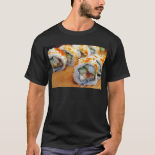 T-shirt Sushi Japonês Delicioso Comida Asiática Yummy