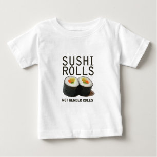 T-shirt Sushi não cumpre papéis de gênero