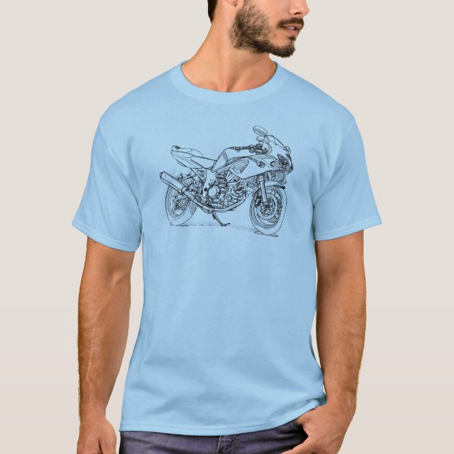 T-shirt suz SV650S 1998-02 gen1 (Frente)