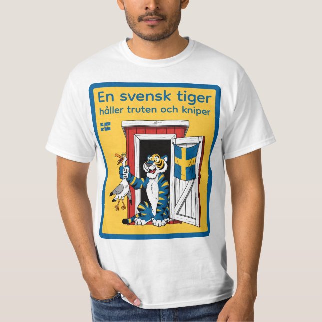 T-shirt — Svensk tiger (Frente)