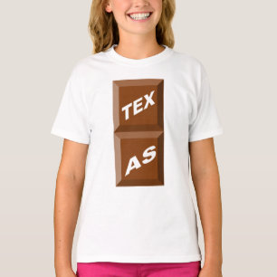 T-SHIRT SWEAT-SHIRT HANES   BRANCO TEXAS CHOCOLATE