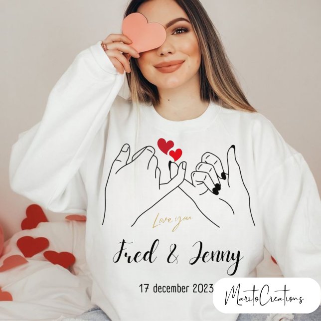 t-shirt sweater for him and her on Valentine's Day (Criador carregado)