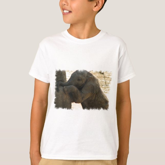 T-shirt Sweatshirt Baby Elephant (Frente)