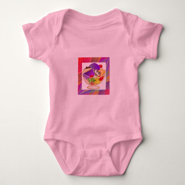 T-shirt Sweets para o Sweets Baby Crawler (Frente)
