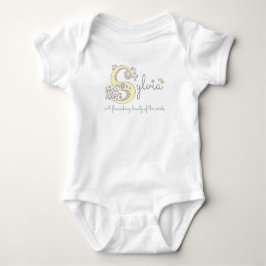 T-shirt Sylvia nome das garotas significando monograma