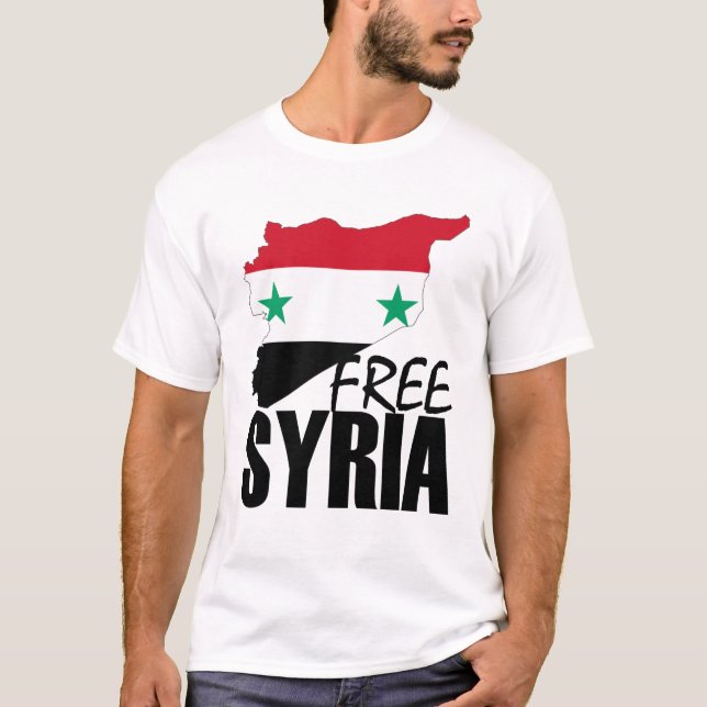 T-shirt Syria livre (Frente)