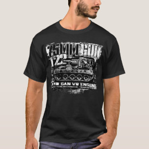 T-Shirt T22 com arma de 75 mm