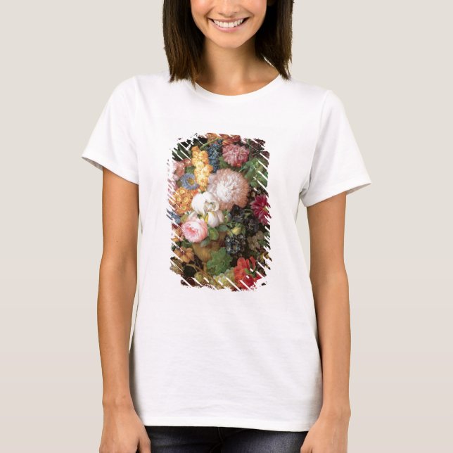 T-shirt T30763 Vida Estática das Flores e Frutas (painel) (Frente)