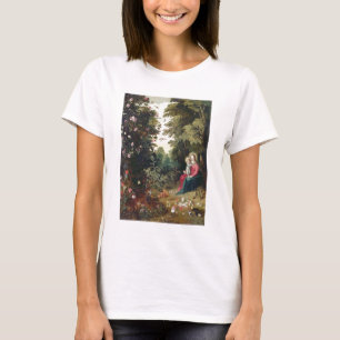 T-shirt T32789 Madonna e a criança em uma paisagem (paine