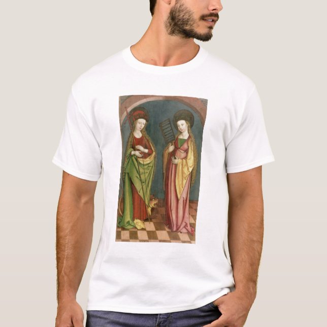 T-shirt T32982 St Margaret de Antioch e de fé do St., c.15 (Frente)