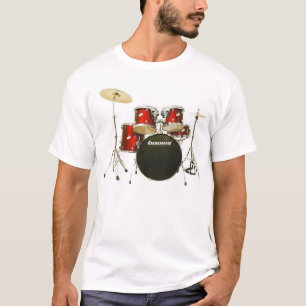 T-shirt T ajustado do cilindro