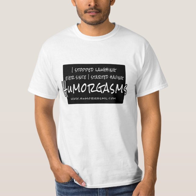 T-shirt T básico de Humorgasm (Frente)