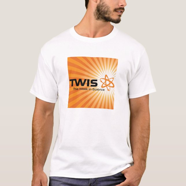 T-shirt T básico do logotipo de TWIS (Frente)