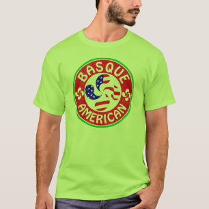 T-shirt T Basque de Euskara Lauburu do americano