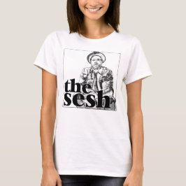 T-shirt T branco no Sesh da mulher "Todd Kessler"