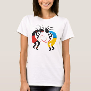 T-shirt T-Camisas de Kokopelli
