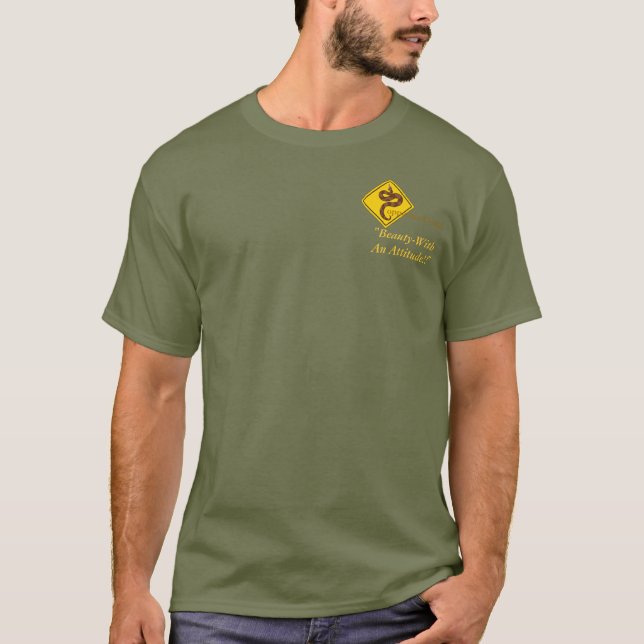 T-shirt T curto de Copperhead da Capa (Frente)