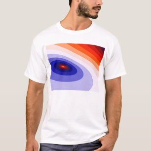 T-shirt T da arte gráfica do salão de baile dos anos 70