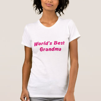 T-shirt T da avó do mundo o melhor