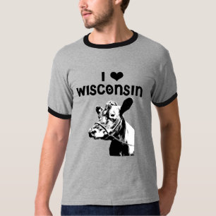 T-shirt T da campainha de Wisconsin