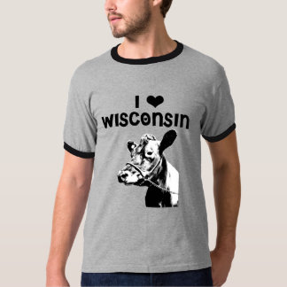 T-shirt T da campainha de Wisconsin
