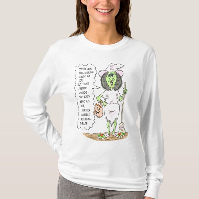 T-SHIRT T DA CONSCIÊNCIA 1 DO CANCRO DA MAMA DE OUTUBRO (Frente)