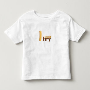 T-shirt T da criança da fritada pequena