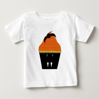 T-shirt T da criança do cupcake do Dia das Bruxas